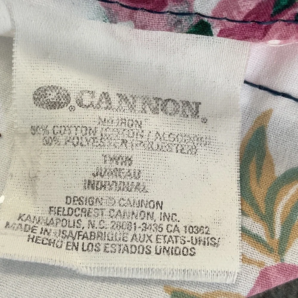 Cannon Classic twin flat sheet. Never-used. 2007